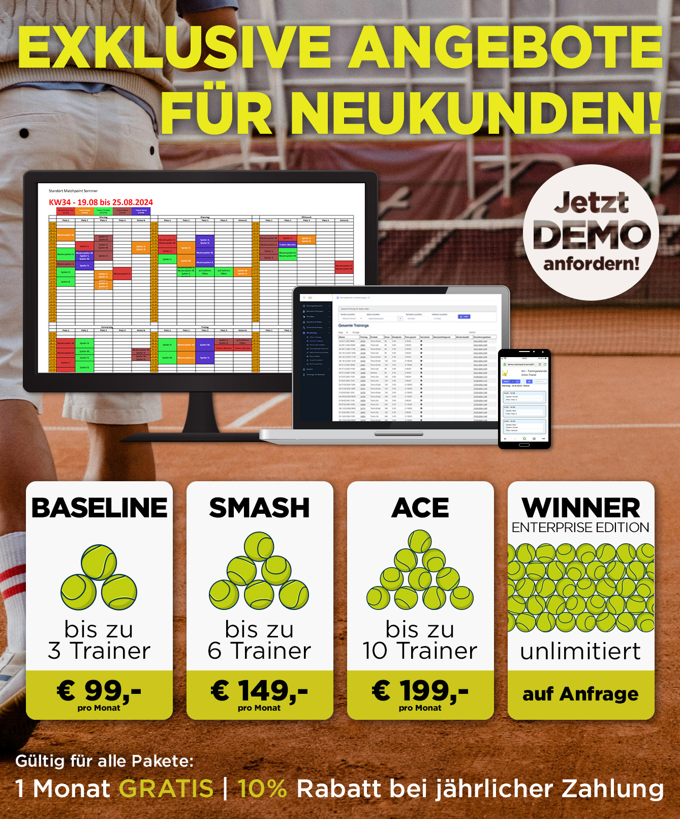 Matchpoint Angebot für Neukunden